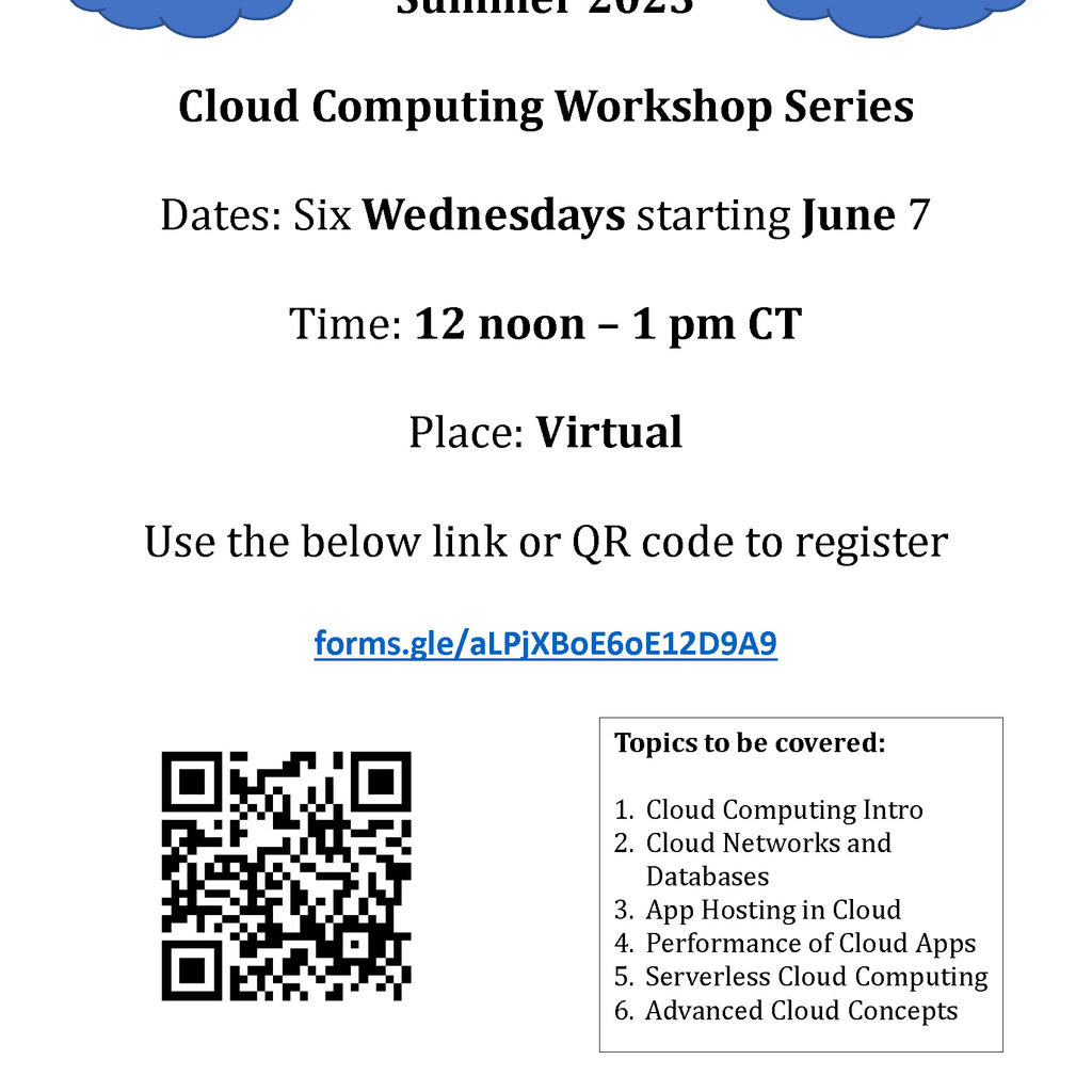 Cloud Computing Workshop Series promotional image