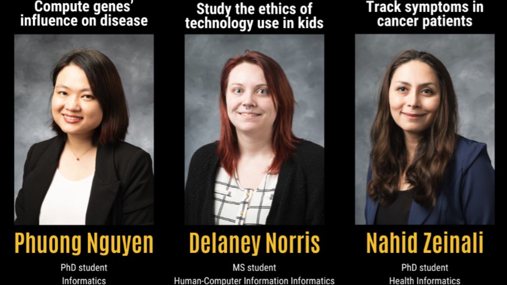 Pictures of Nguyen, Norris, and Zeinali