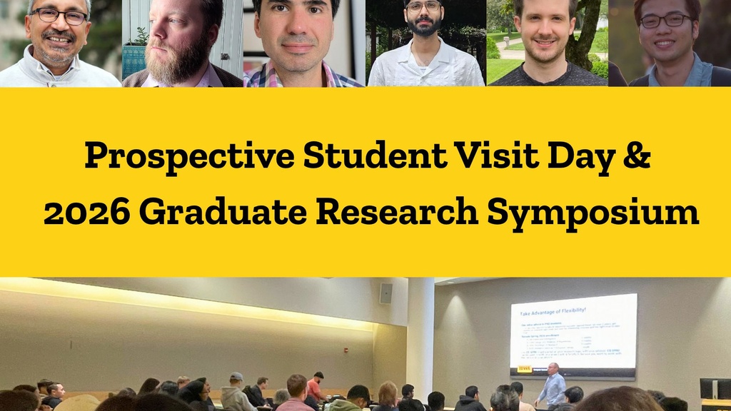 2026 CS Prospective Graduate Student Visit Day - Morning Sessions promotional image